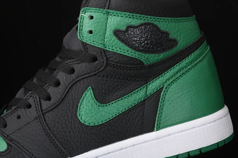 All categories Air Jordan Jordan series basketball shoes Air Jordan 1 High Air Jordan 1 "Pine Green" AJ1 Joe 1 retro black and green 555088-030